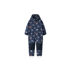 Combinezon Softshell Alfa cu Imprimeu, Albastru