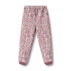 Pantaloni Termici Alex cu Imprimeu Paisley, Roz
