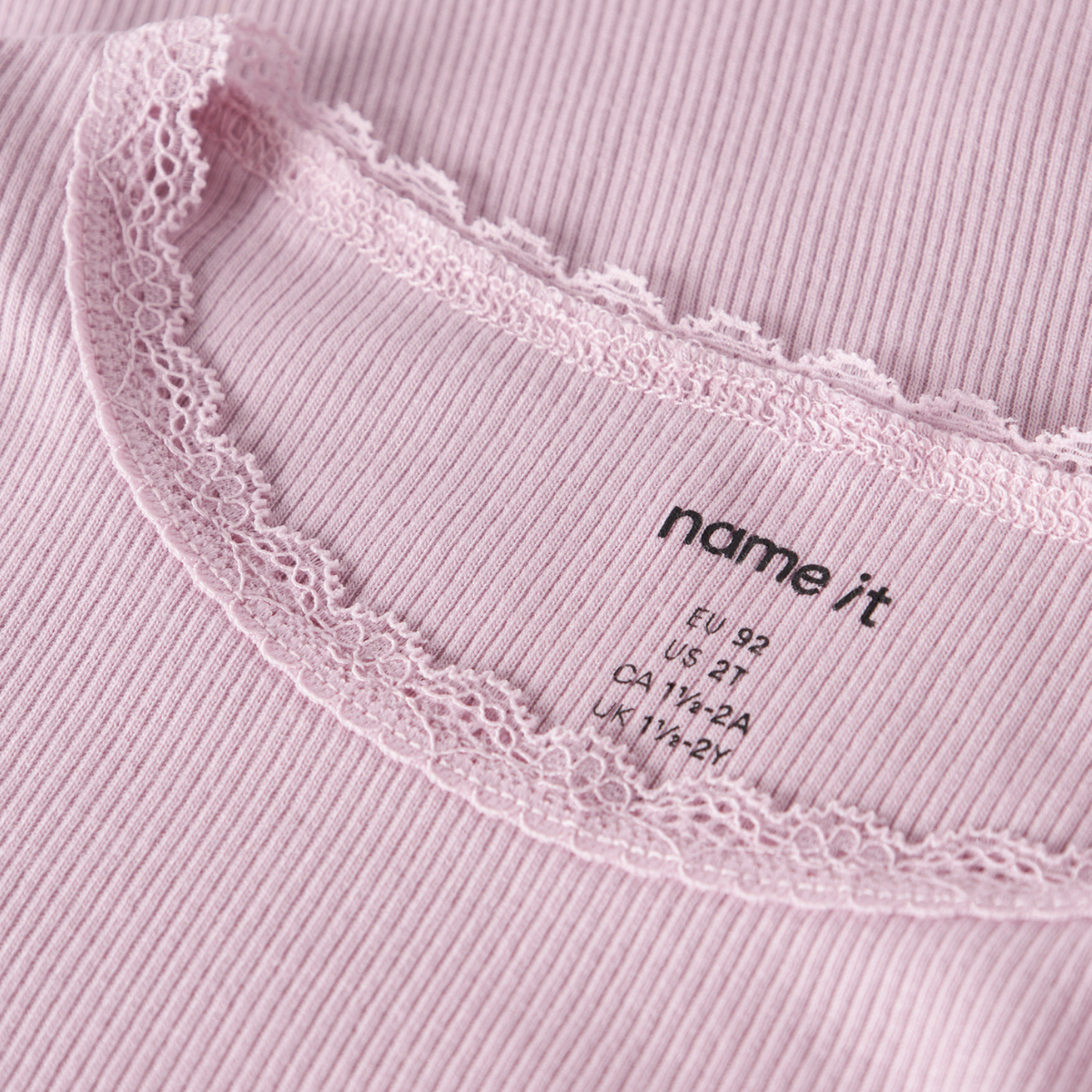 Bluza cu Maneca Lunga si Dantela Kab, Mov