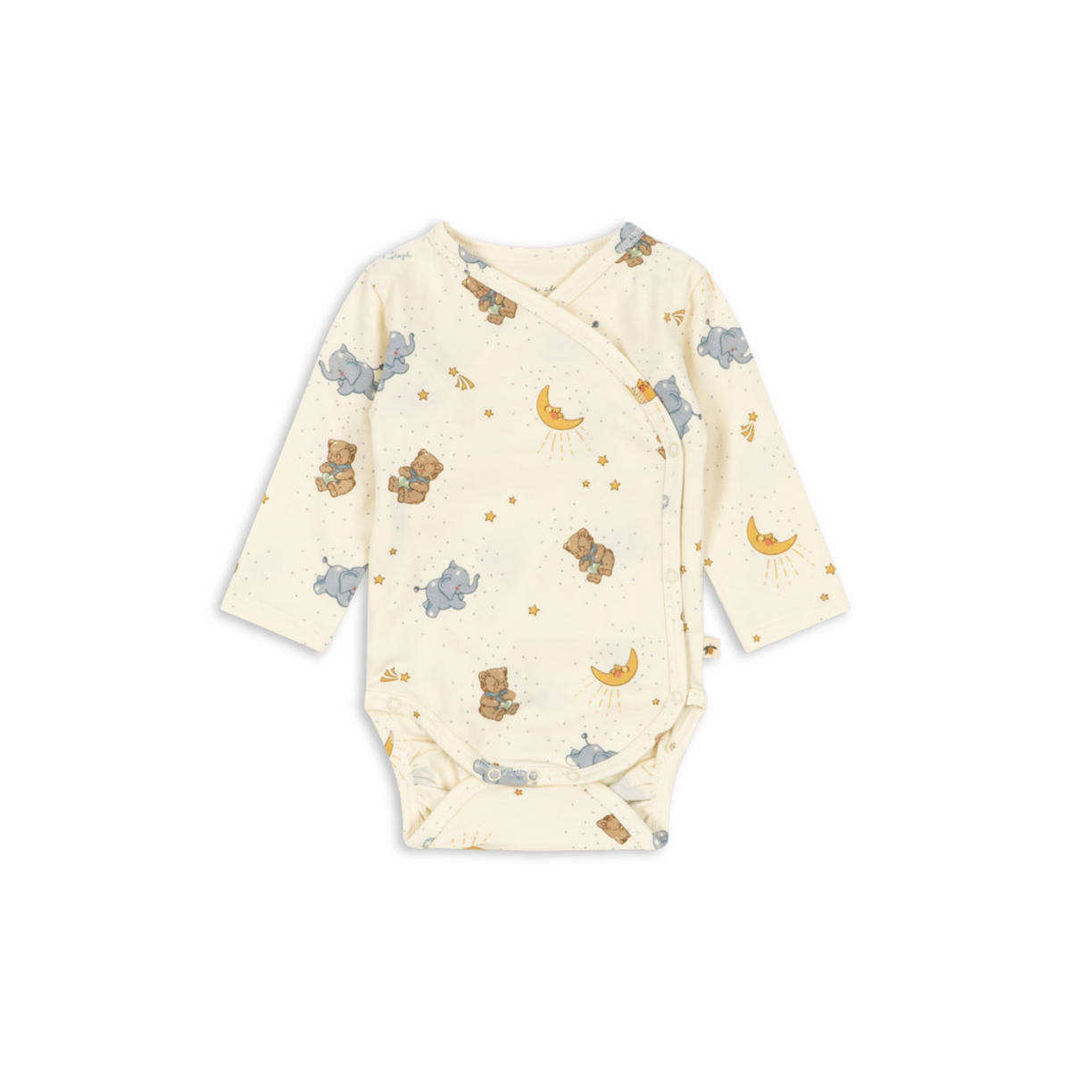 Body cu Maneca Lunga din Bumbac Organic, Cucciolo