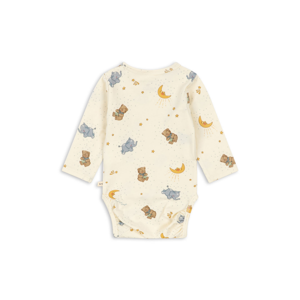 Body cu Maneca Lunga din Bumbac Organic, Cucciolo