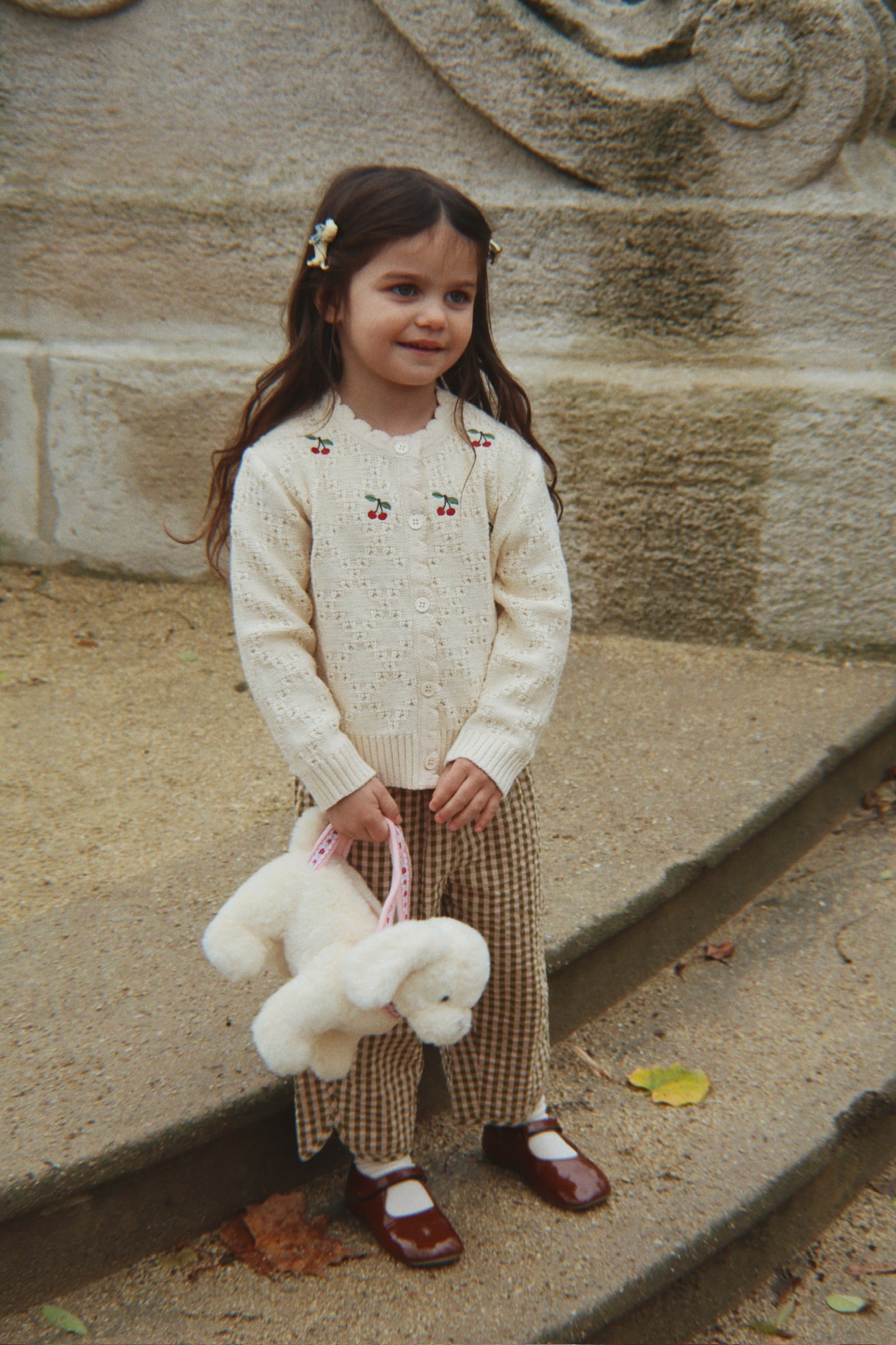 Cardigan Tricotat din Lana Cocolo, Bej