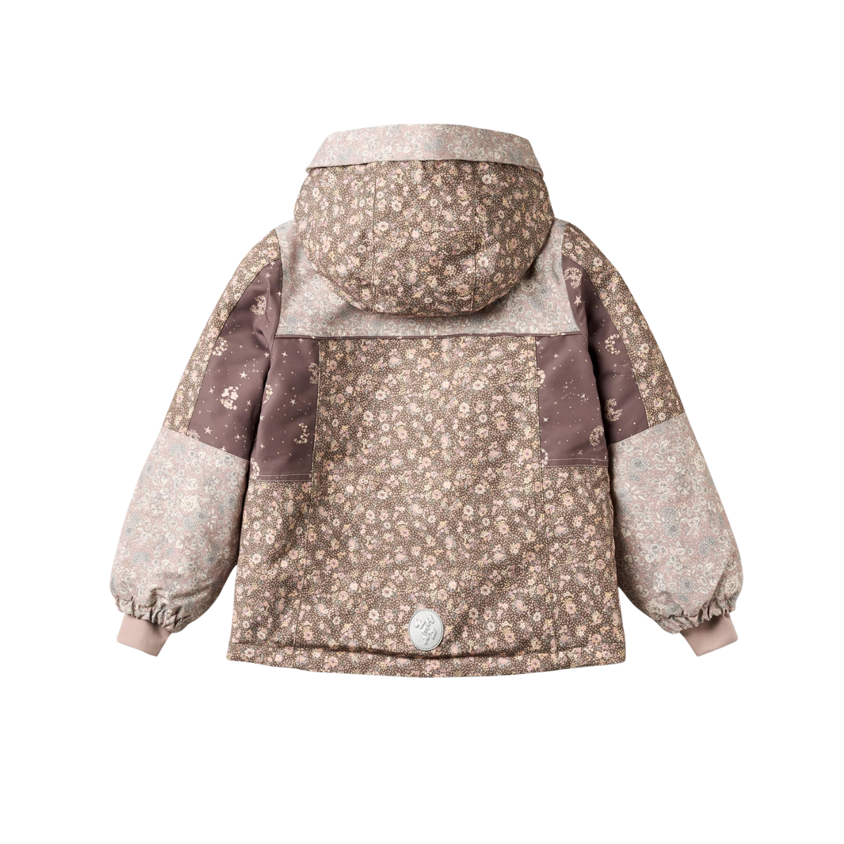 Geaca Tehnica Lausto cu Imprimeu Patchwork, Roz