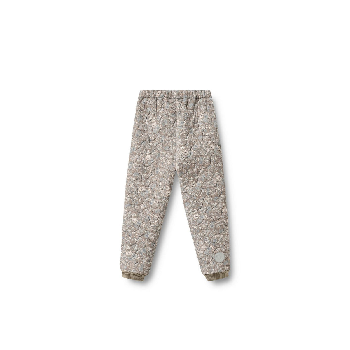 Pantaloni Termici Alex cu Imprimeu Floral, Gri