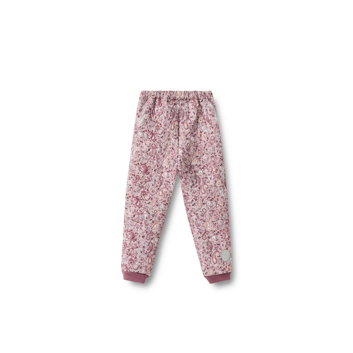 Pantaloni Termici Alex cu Imprimeu Paisley, Roz