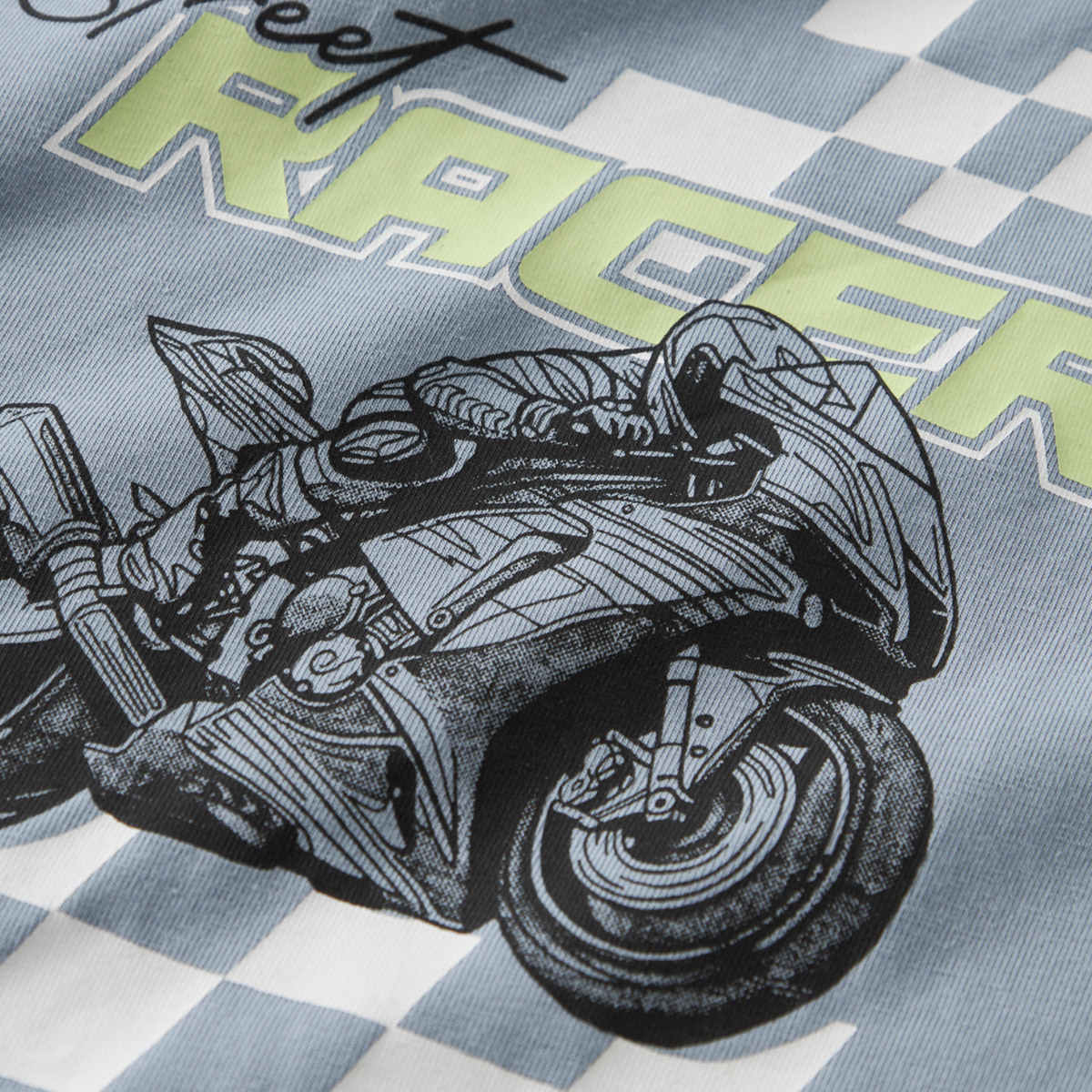 Pijama cu Maneca Lunga Dusty Racer, Albastru