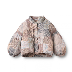 Geaca Puffer Zallie cu Imprimeu Patchwork