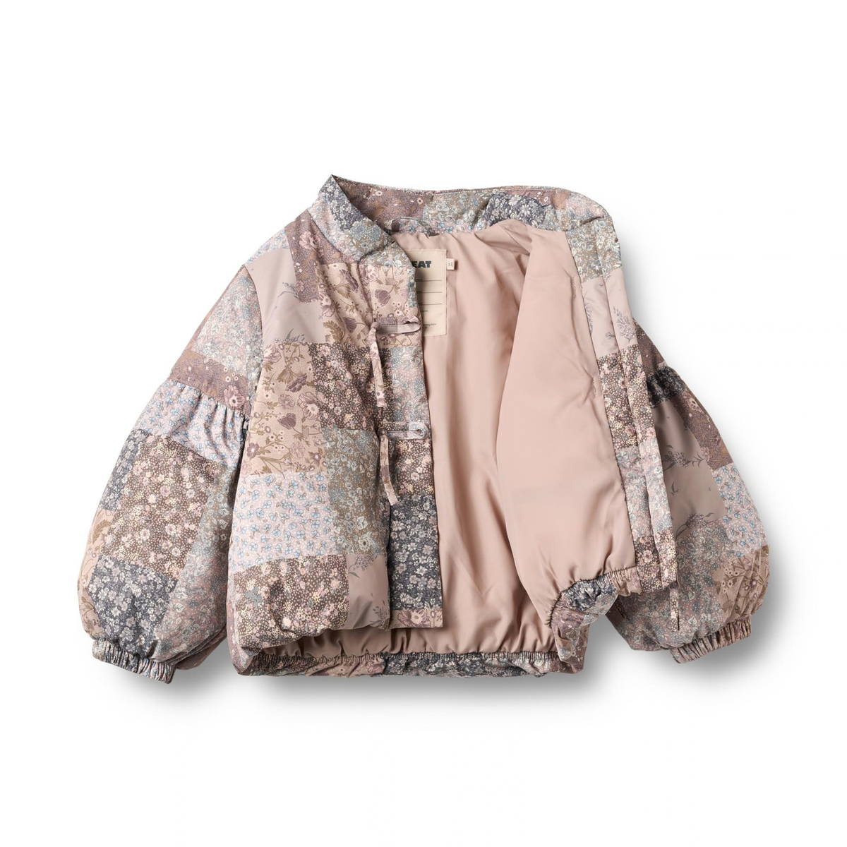 Geaca Puffer Zallie cu Imprimeu Patchwork