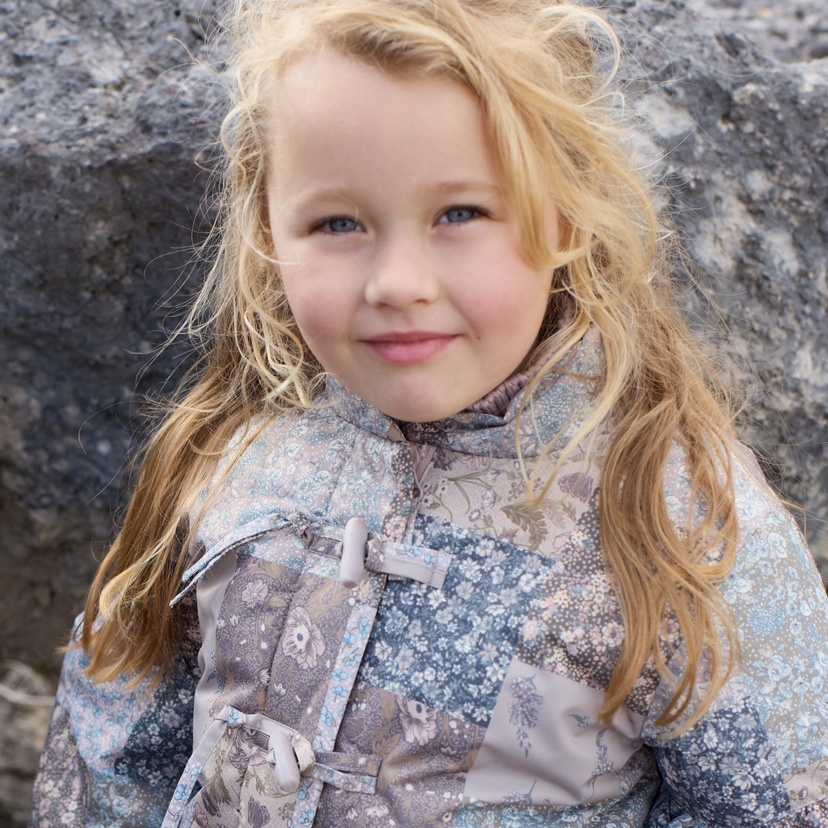 Geaca Puffer Zallie cu Imprimeu Patchwork