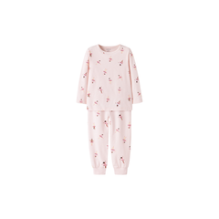 Pijama cu Imprimeu Ballarina, Roz