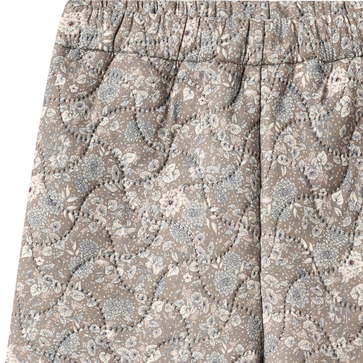 Pantaloni Termici Alex cu Imprimeu Floral, Gri