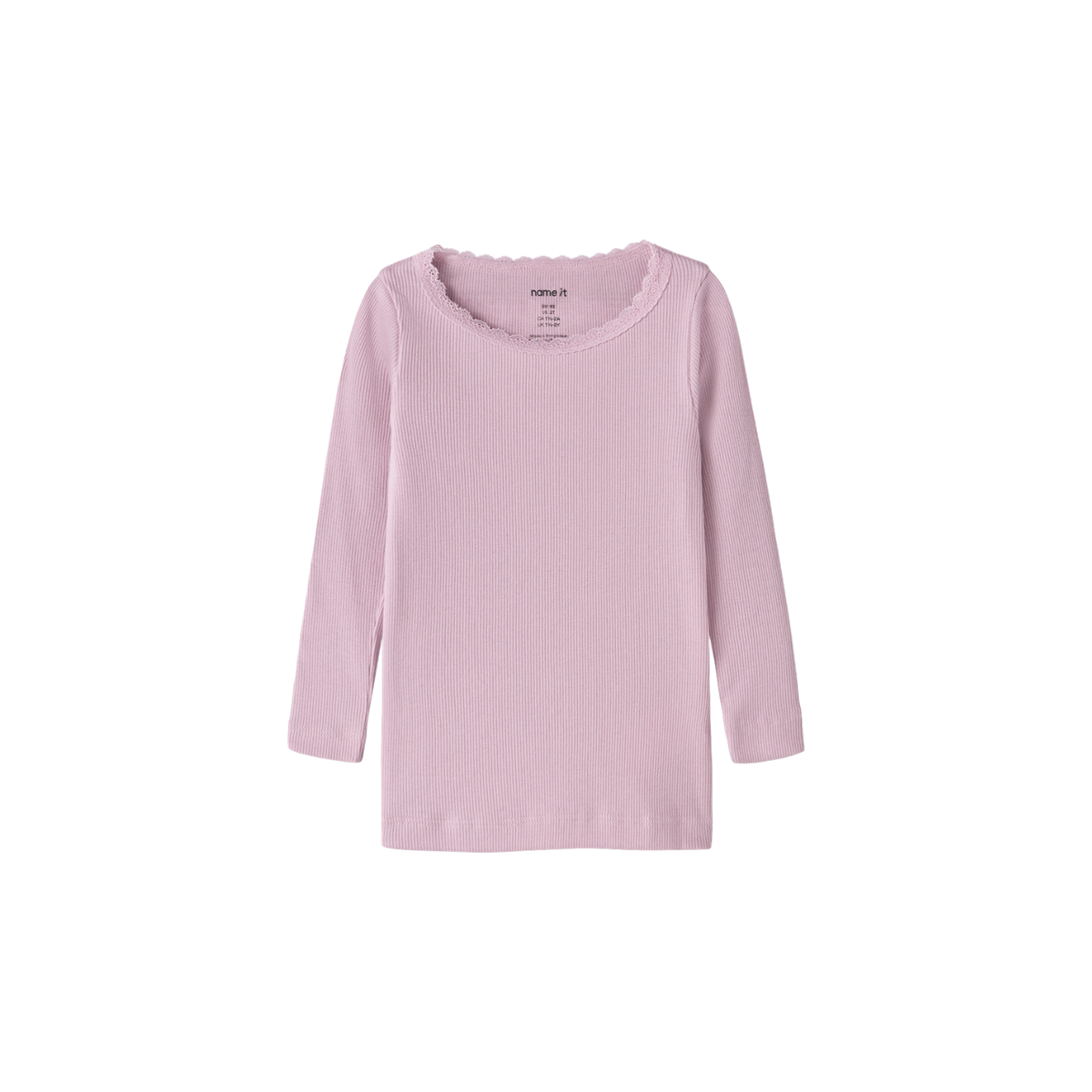 Bluza cu Maneca Lunga si Dantela Kab, Mov
