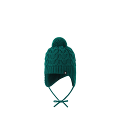Caciula Tricotata din Lana Merino Paljakka, Verde