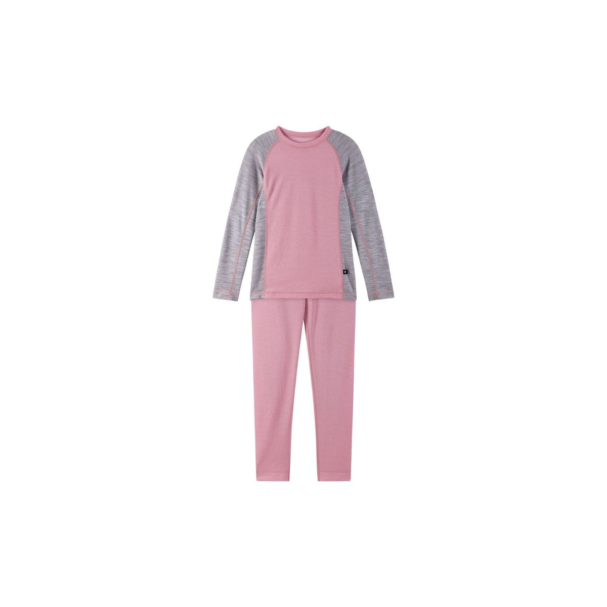 Set Termic din Lana Merino Taitoa, Roz