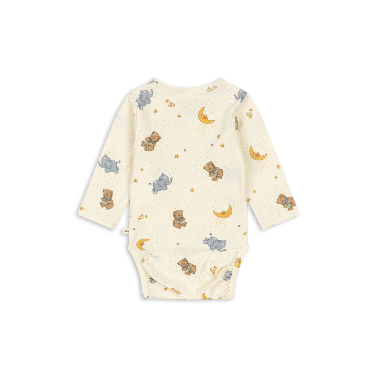 Body cu Maneca Lunga din Bumbac Organic, Cucciolo