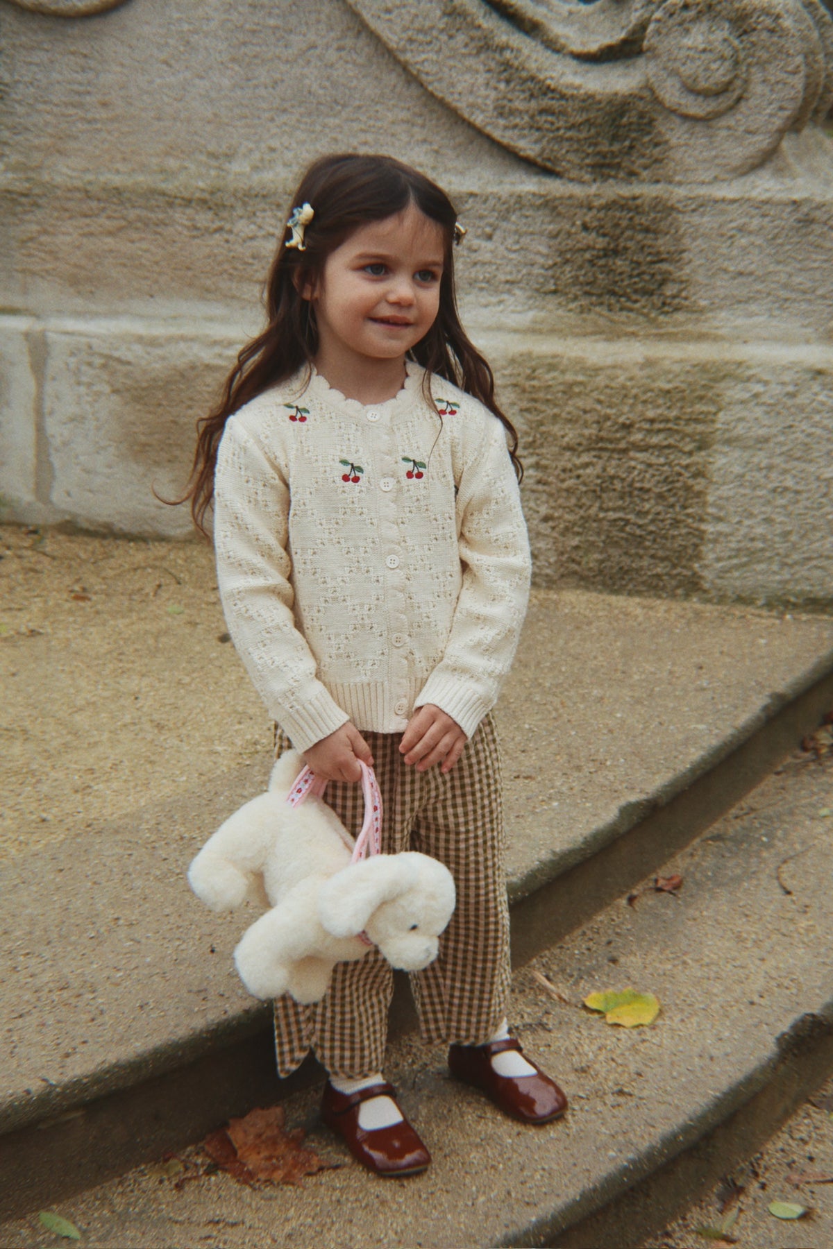 Cardigan Tricotat din Lana Cocolo, Bej