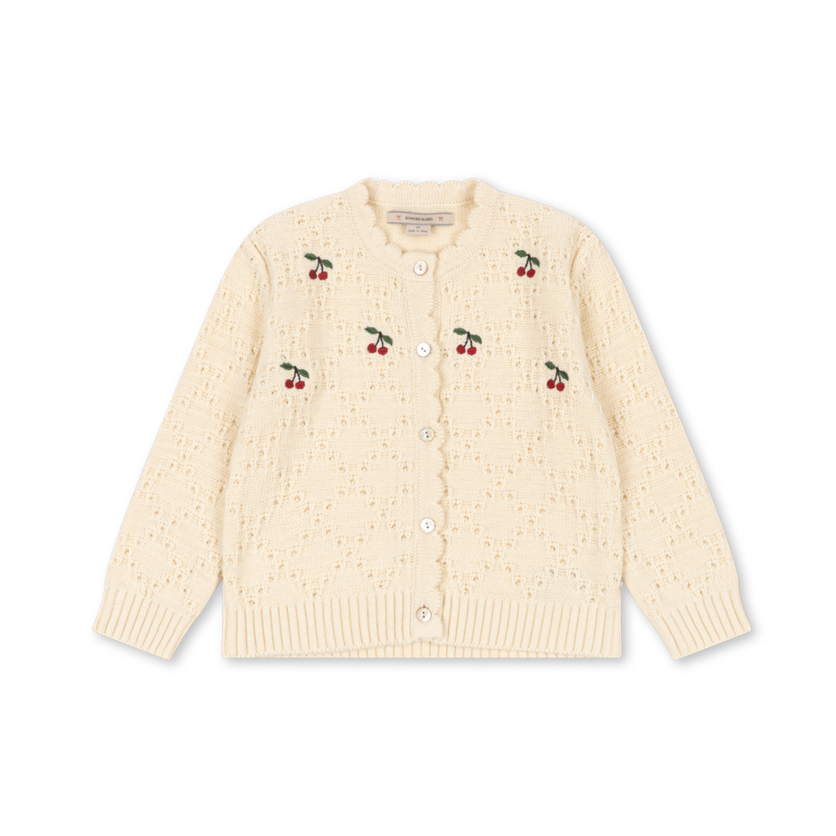 Cardigan Tricotat din Lana Cocolo, Bej