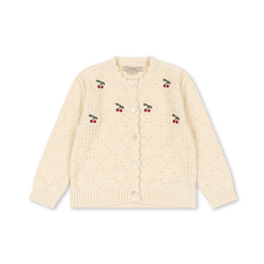 Cardigan Tricotat din Lana Cocolo, Bej