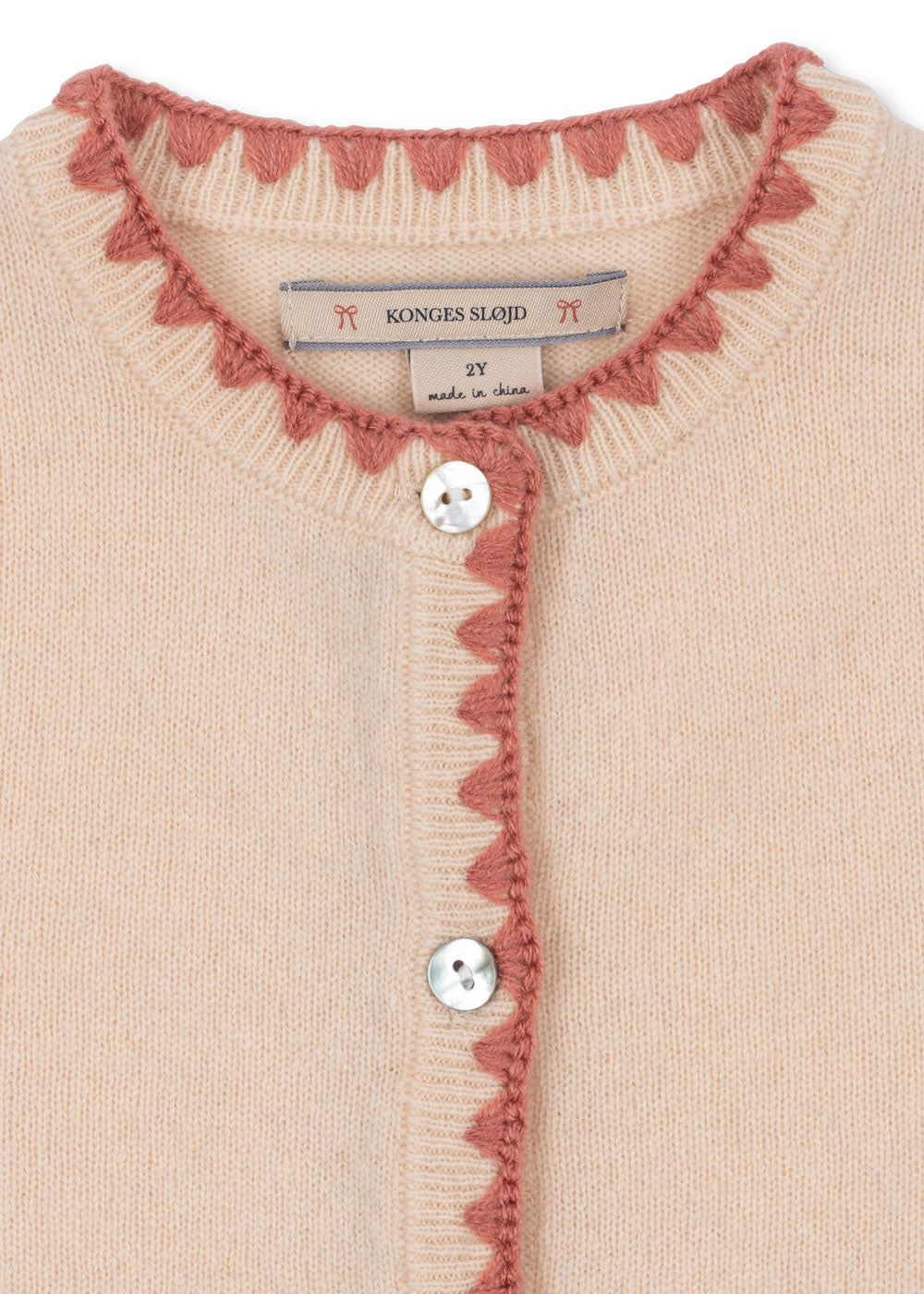 Cardigan Tricotat din Lana Collette, Roz