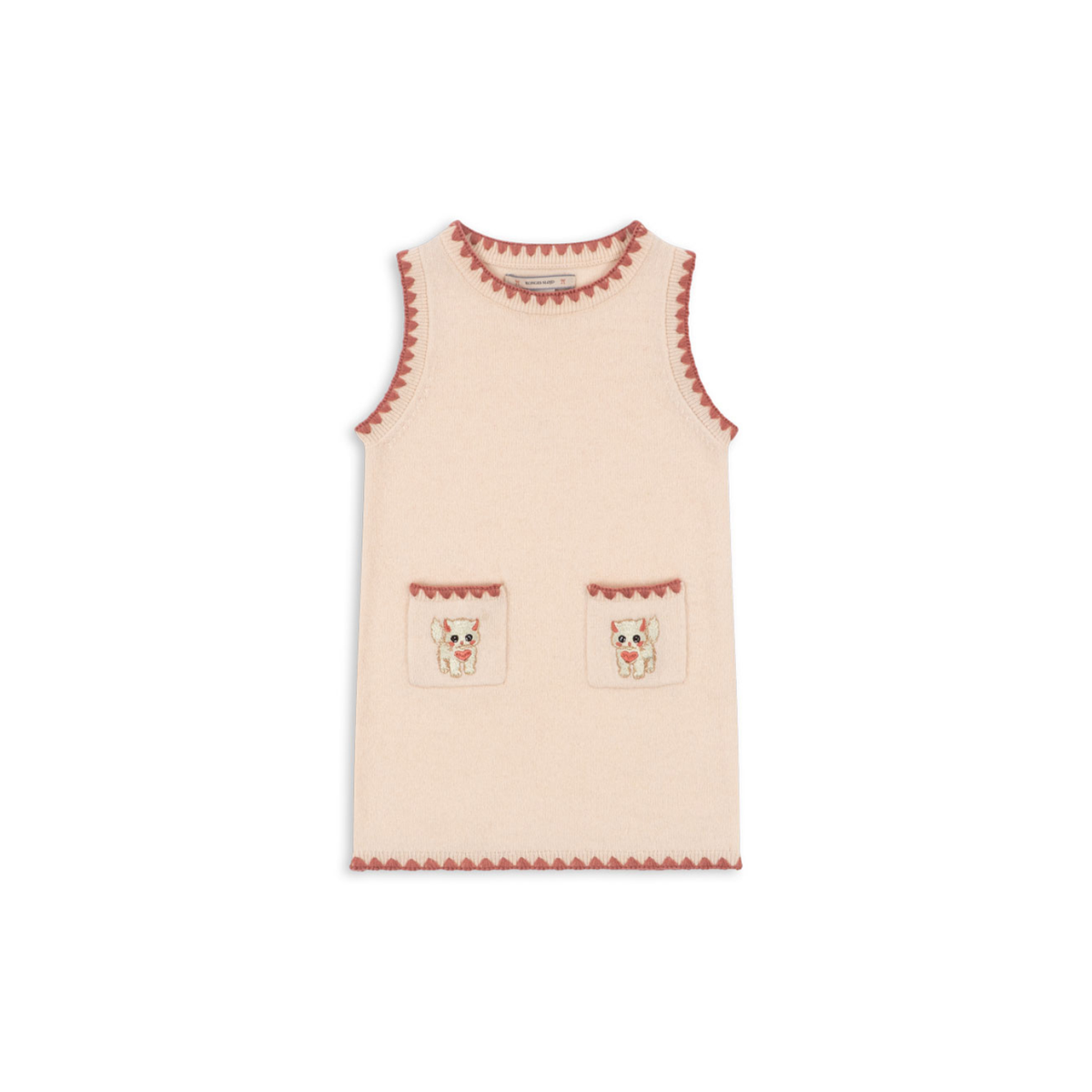 Rochie Tricotata din Lana Collette, Roz