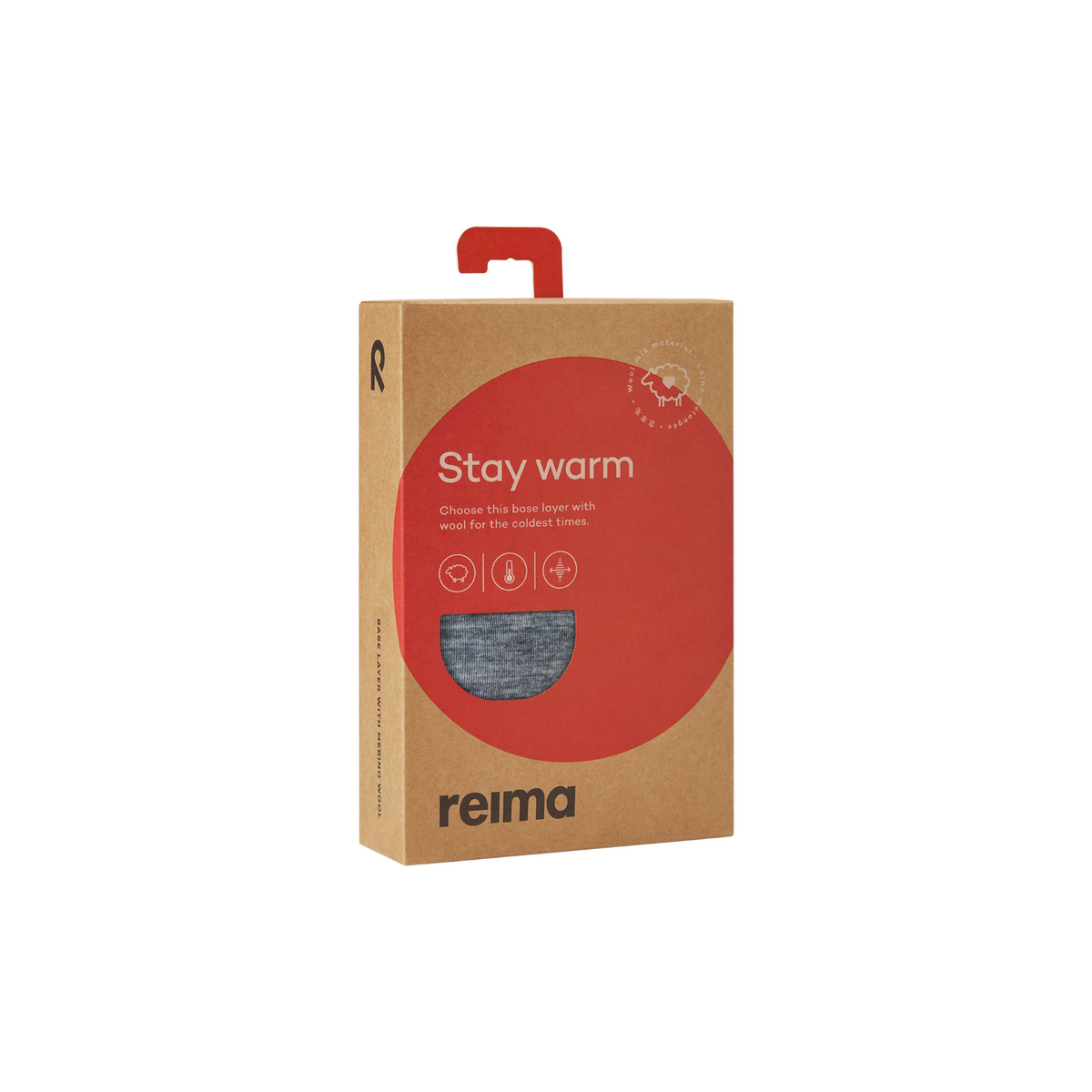 Set Termic din Lana Merino Kinsei, Gri Melange